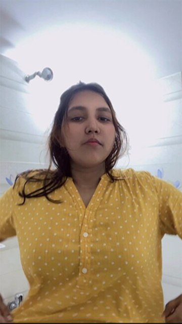 Beautiful Cute GF – Showing Pressing Boobs 7 Clip