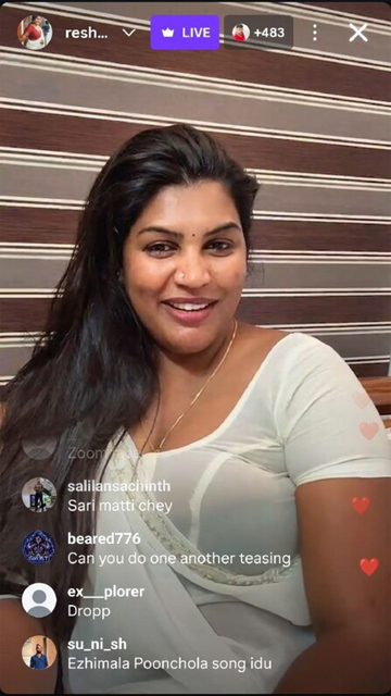 Mallu Makeup Artist Reshma – Insta Exclusive Live Chat