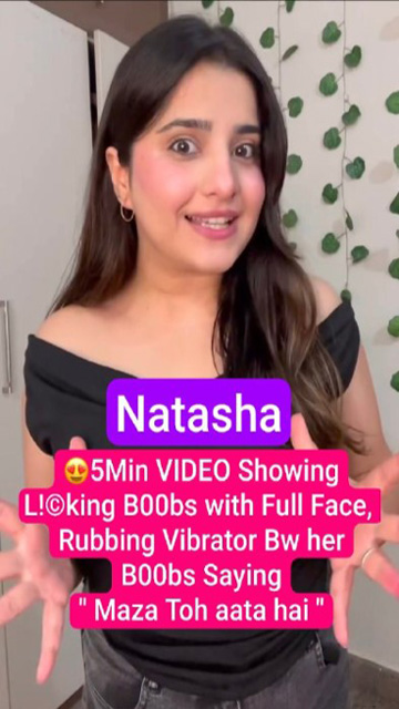 Maza Toh aata hai – Natasha Beautiful Busty Showing Boobs