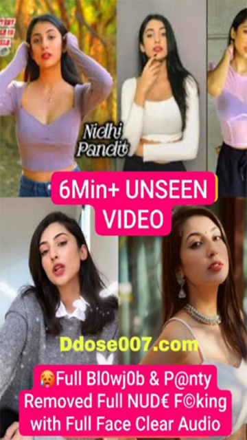 N!dhi Pand!t Unseen Video – Photographer Full Blowjob – Nude Fucking with Full Face