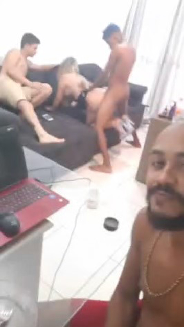 Prostitute Getting Fucked By Three Friends