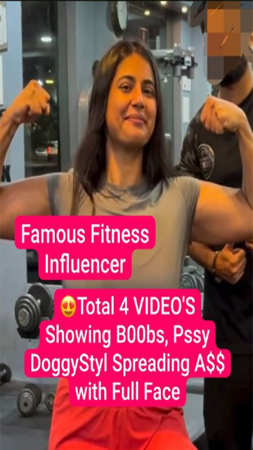 Famous Hot Fitness Model  Latest Trending – Viral Showing Boobs Pussy – & Doggy Styl Spreading her Ass