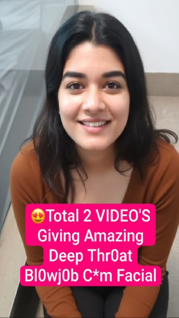 Nri Model Latest Most Exclusive Viral – Giving Amazing Deep Throat Blowjob – with Full Face & Cam Facial