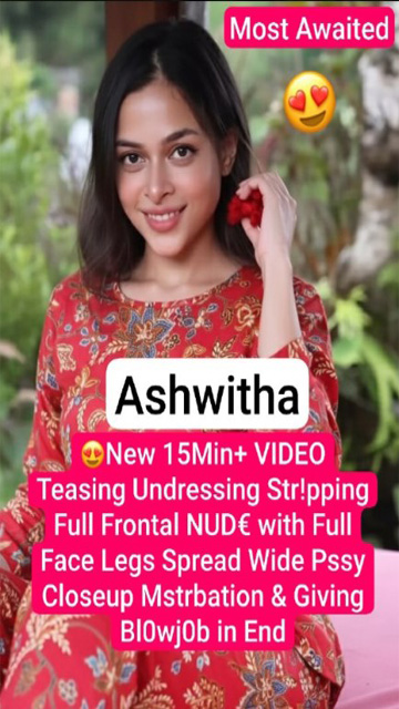 Ashw!tha Most Awaited New Teasing Closeup Mstrbation & Giving Blowjob in End