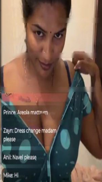 Mallu Makeup Artist Reshma Premium Live – Bra Removed