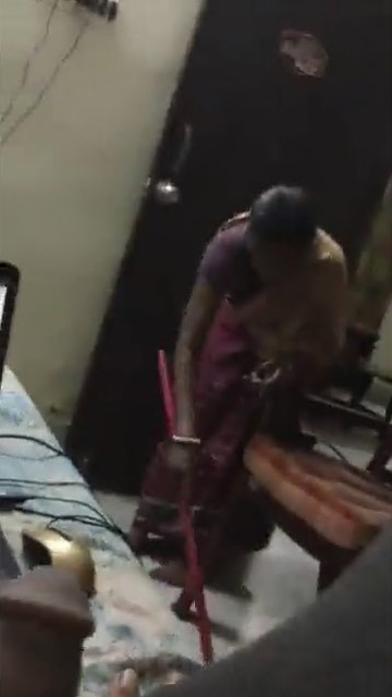 Watching Porn & in Front of the Maid Sucking Owner Dick